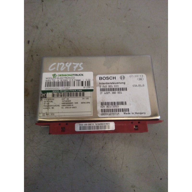 Recambio de modulo electronico para man tg - a 18.xxx 10.5 diesel referencia OEM IAM 81258106023 0260001033 60093800001