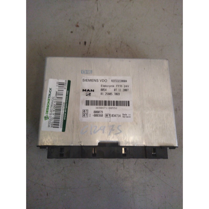 Recambio de modulo electronico para man tg - a 18.xxx 10.5 diesel referencia OEM IAM 81258057069  CENTRALITA FFR