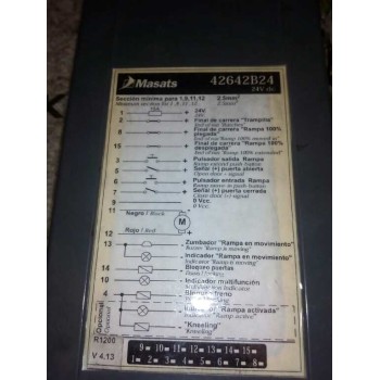 Recambio de modulo electronico para renault trucks city bus ps 09 b4-i referencia OEM IAM 42642B24 3R4144090 MASATS