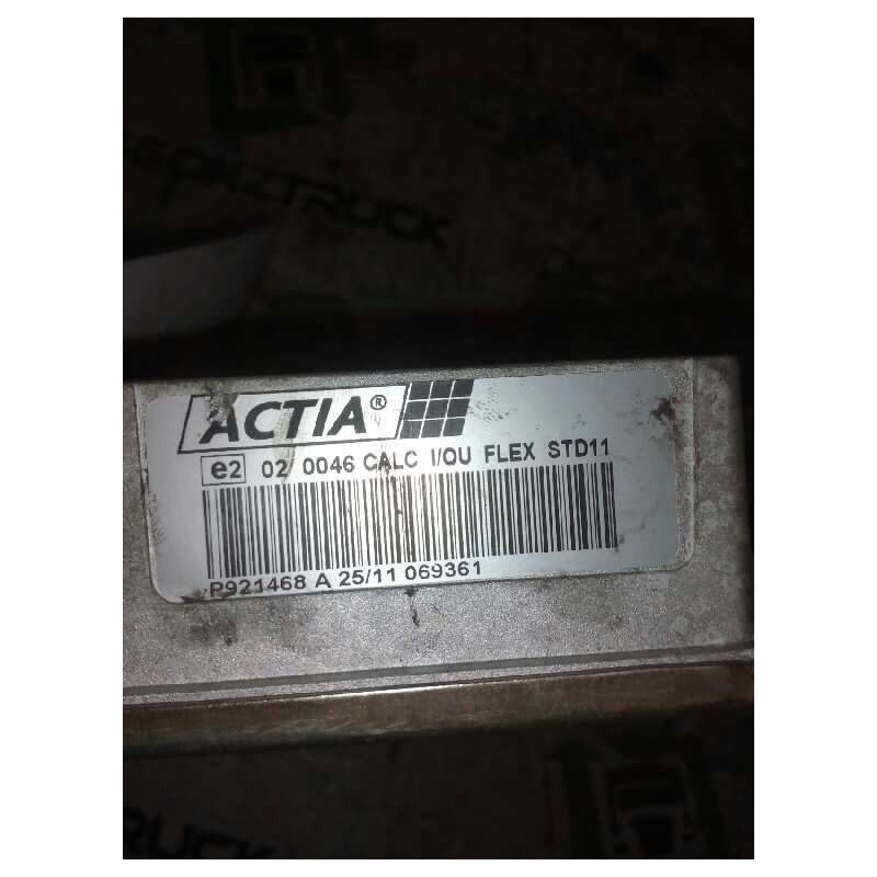 Recambio de modulo electronico para renault trucks city bus ps 09 b4-i referencia OEM IAM 5006144130 ACTIA - Amarillo 3