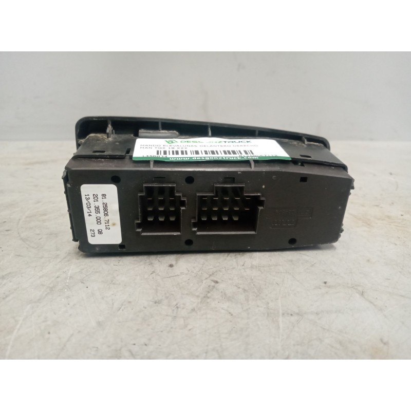 Recambio de mando elevalunas delantero derecho para man tgx 18.480 12.4 diesel referencia OEM IAM 81258067112 - Blanco 5
