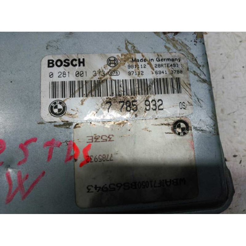 Recambio de centralita motor uce para bmw serie 5 berlina (e39) 525tds referencia OEM IAM 7785932 0281001373 2