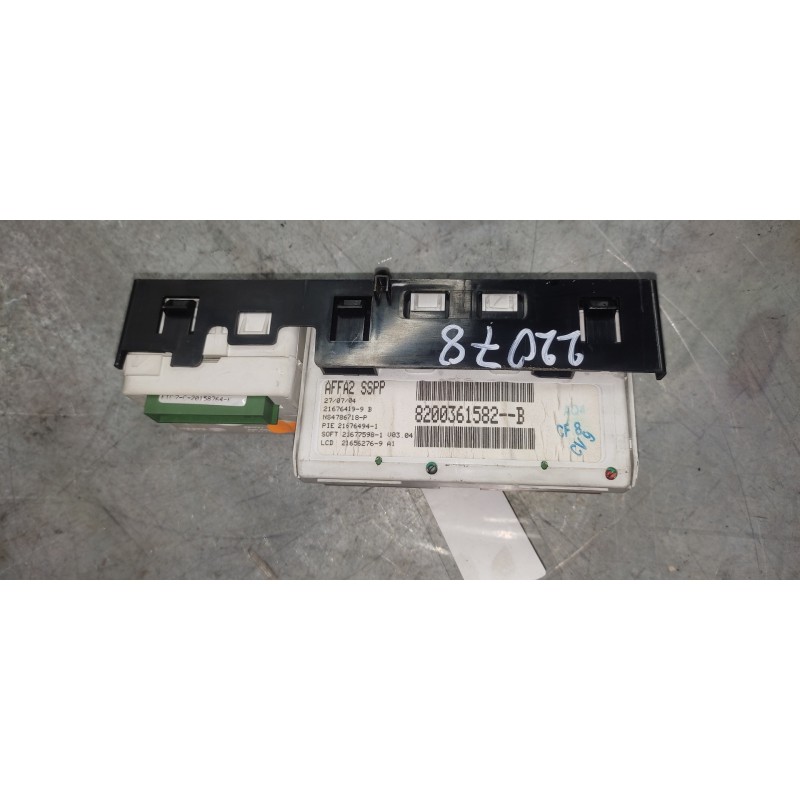 Recambio de pantalla multifuncion para renault laguna ii (bg0) expression referencia OEM IAM 8200361582B NS4786718P - Gris 3
