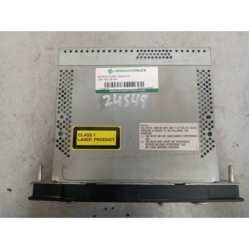 Recambio de sistema audio / radio cd para man tgx 18 referencia OEM IAM 81281016182 - Azul 6