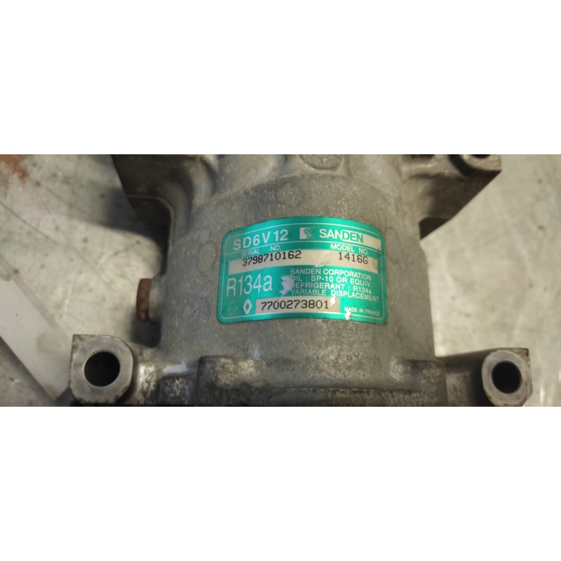 Recambio de compresor aire acondicionado para renault clio ii fase ii (b/cb0) authentique referencia OEM IAM - Azul 4