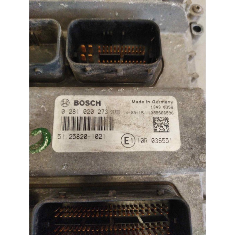 Recambio de centralita motor edc para man tgx 18.480 12.4 diesel referencia OEM IAM 51258201021 0281020273 - Blanco 2
