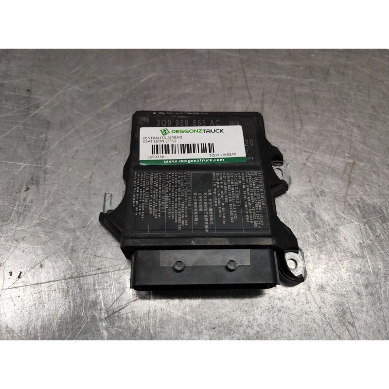 Recambio de centralita airbag para seat leon (5f1) 1.6 tdi referencia OEM IAM 3Q0959655AC - Rojo 3