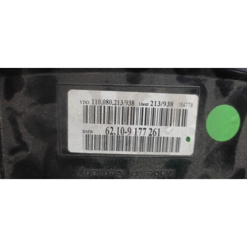 Recambio de cuadro instrumentos para bmw serie 5 berlina (e60) 520d referencia OEM IAM 62109177261 110080213938 - Negro 2