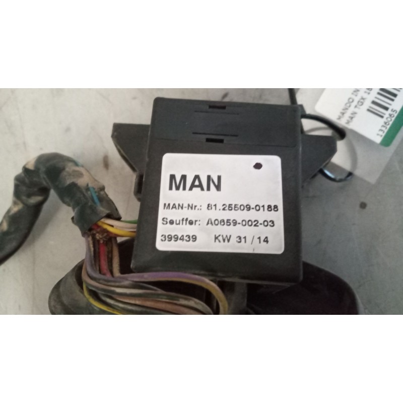 Recambio de mando intermitentes para man tgx 18.480 12.4 diesel referencia OEM IAM 81255090188 - Azul 2