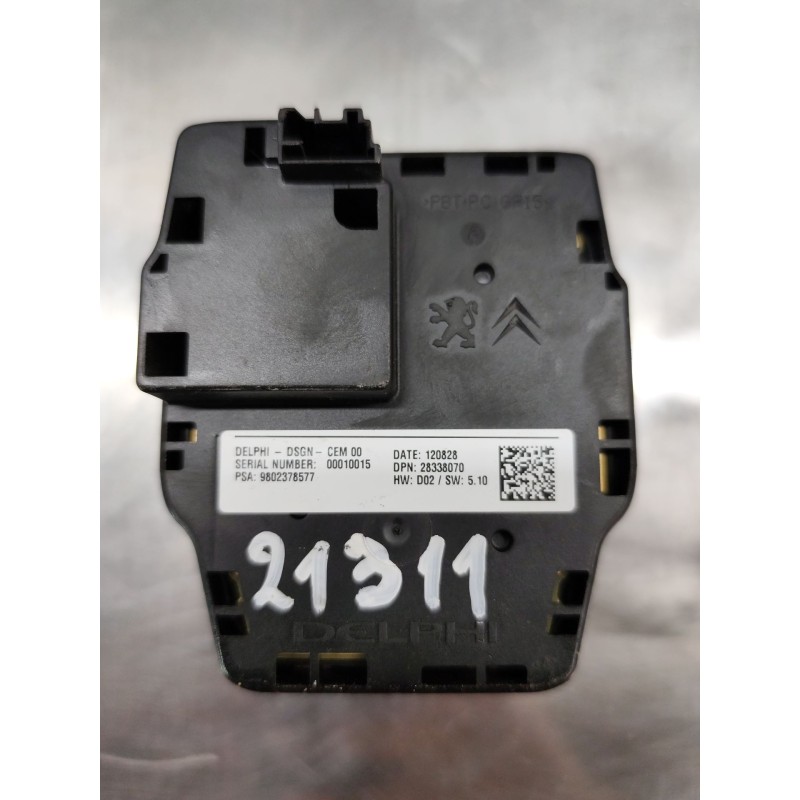 Recambio de mando multifuncion para peugeot 508 allure hybrid4 referencia OEM IAM 9802378577 - Blanco 3
