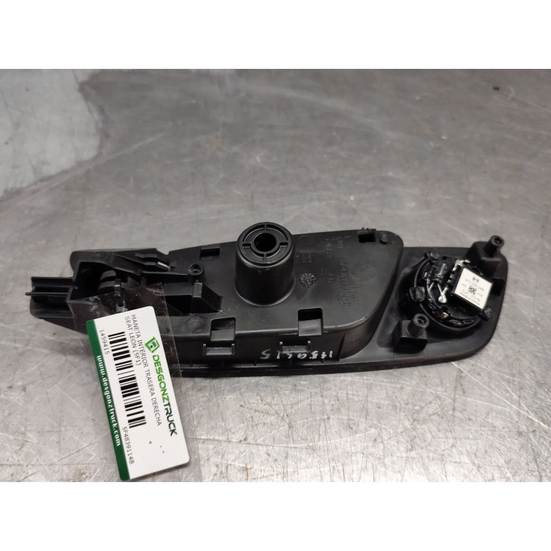 Recambio de maneta interior trasera derecha para seat leon (5f1) 1.6 tdi referencia OEM IAM 5F4839114B - Rojo 2