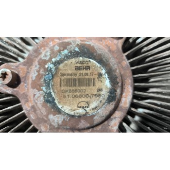 Recambio de ventilador viscoso motor para man tgx 18.xxx fg / 4x2 bl xl referencia OEM IAM 51066007050  