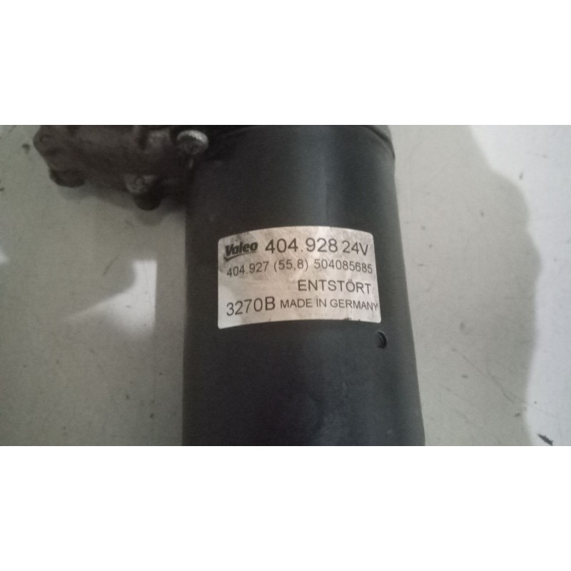 Recambio de motor limpia delantero para iveco eurocargo 05.03  5.9 diesel referencia OEM IAM 99439637  504085685