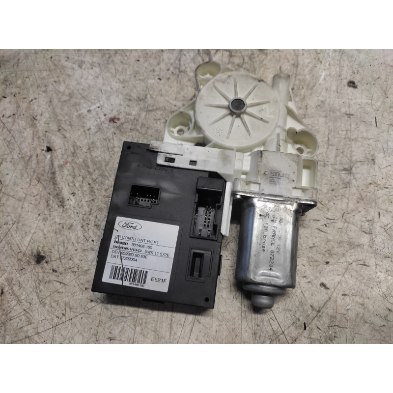 Recambio de motor elevalunas delantero derecho para ford focus c-max (cap) connection referencia OEM IAM 981406100 5WK11572E - Azul 2