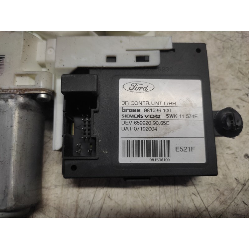 Recambio de motor elevalunas trasero izquierdo para ford focus c-max (cap) connection referencia OEM IAM 981536100 5WK11574E - Azul 2