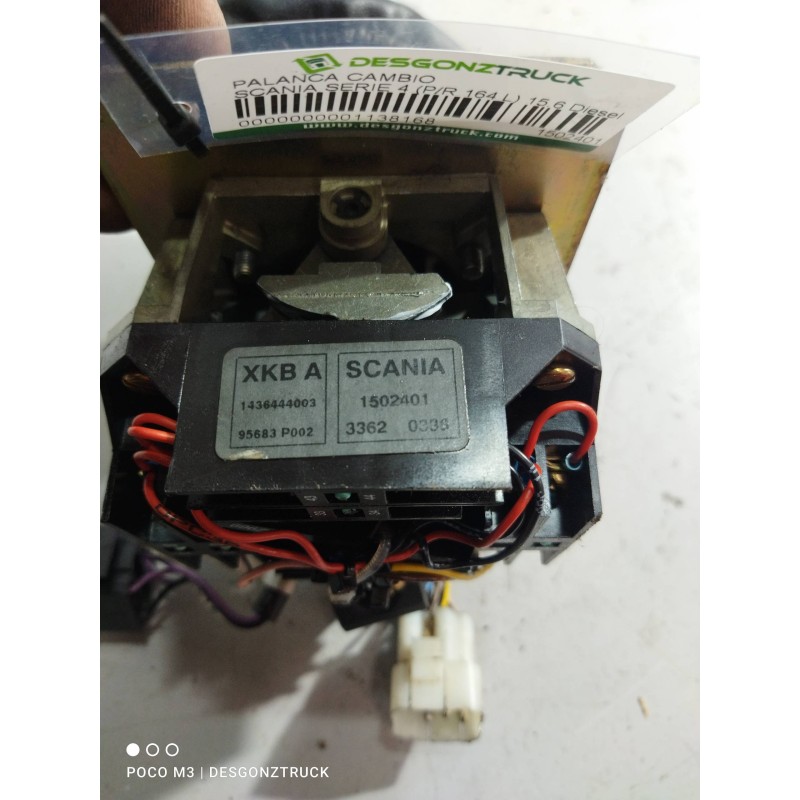 Recambio de palanca cambio para scania serie 4 (p/r 164 l) 15.6 diesel referencia OEM IAM 1502401 - Blanco 3