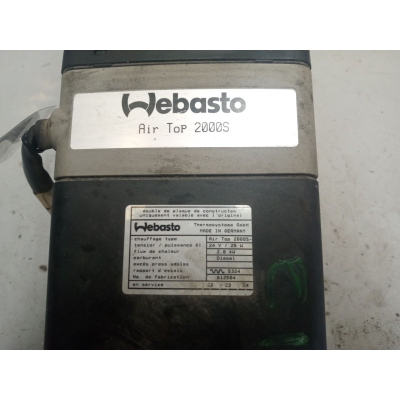 Recambio de motor calefaccion cabina para renault magnum e-tech 2000  fas 4 x 2 larga distancia referencia OEM IAM AIRTOP2000S - Blanco 4