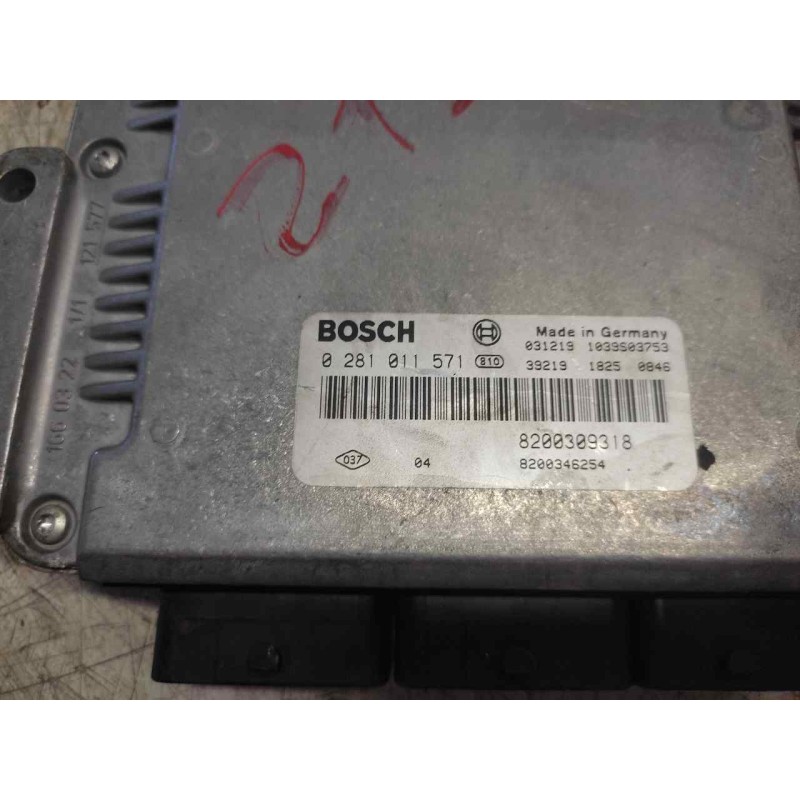Recambio de centralita motor uce para renault laguna ii (bg0) referencia OEM IAM 0281011571 8200309318 8200346354 - Verde 2