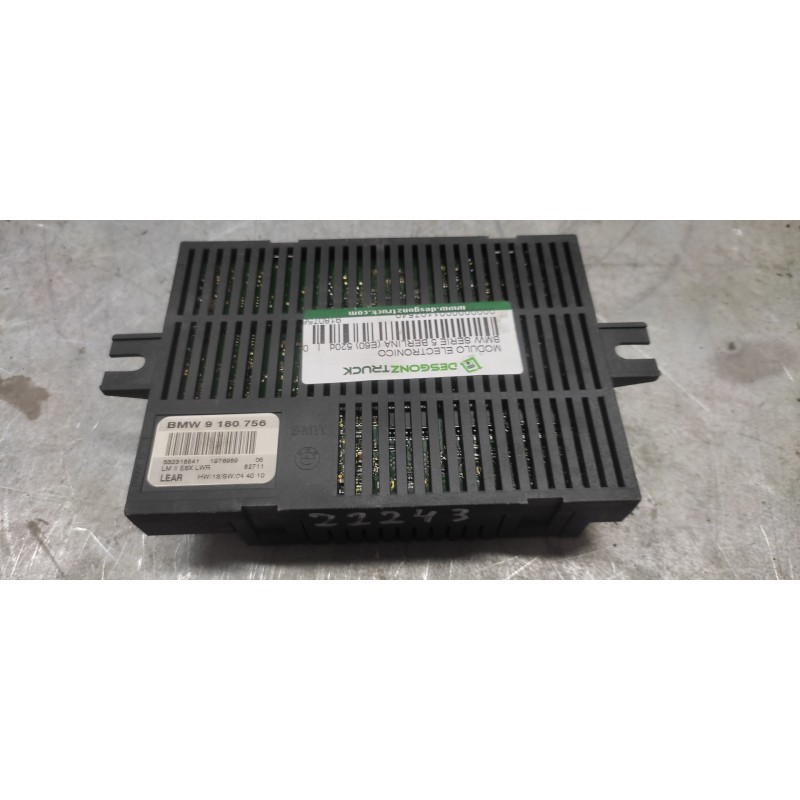 Recambio de modulo electronico para bmw serie 5 berlina (e60) 520d referencia OEM IAM 9180756 532318841 - Negro 2