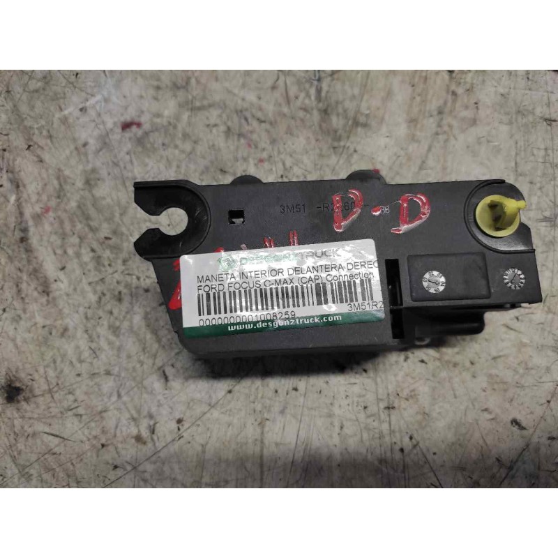Recambio de maneta interior delantera derecha para ford focus c-max (cap) connection referencia OEM IAM 3M51R22600BB - Azul 2