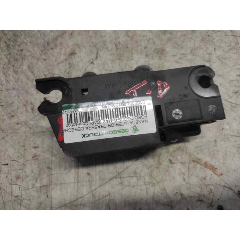 Recambio de maneta interior trasera derecha para ford focus c-max (cap) connection referencia OEM IAM 3M51R22600BB - Azul 2