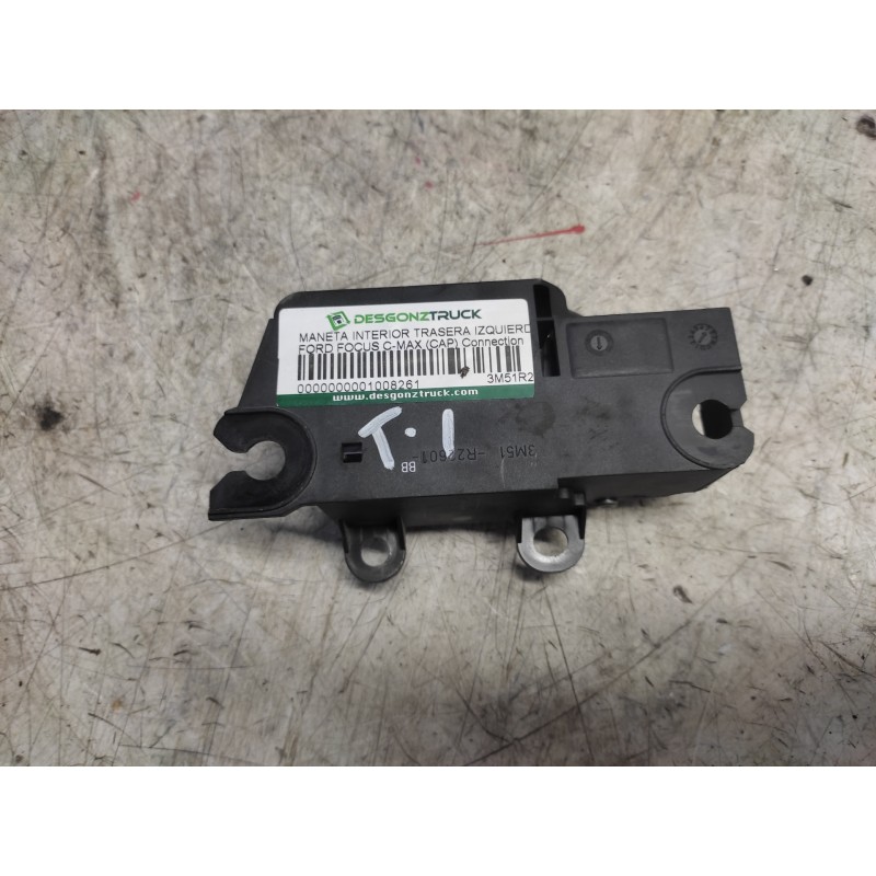 Recambio de maneta interior trasera izquierda para ford focus c-max (cap) connection referencia OEM IAM 3M51R22601BB - Azul 2