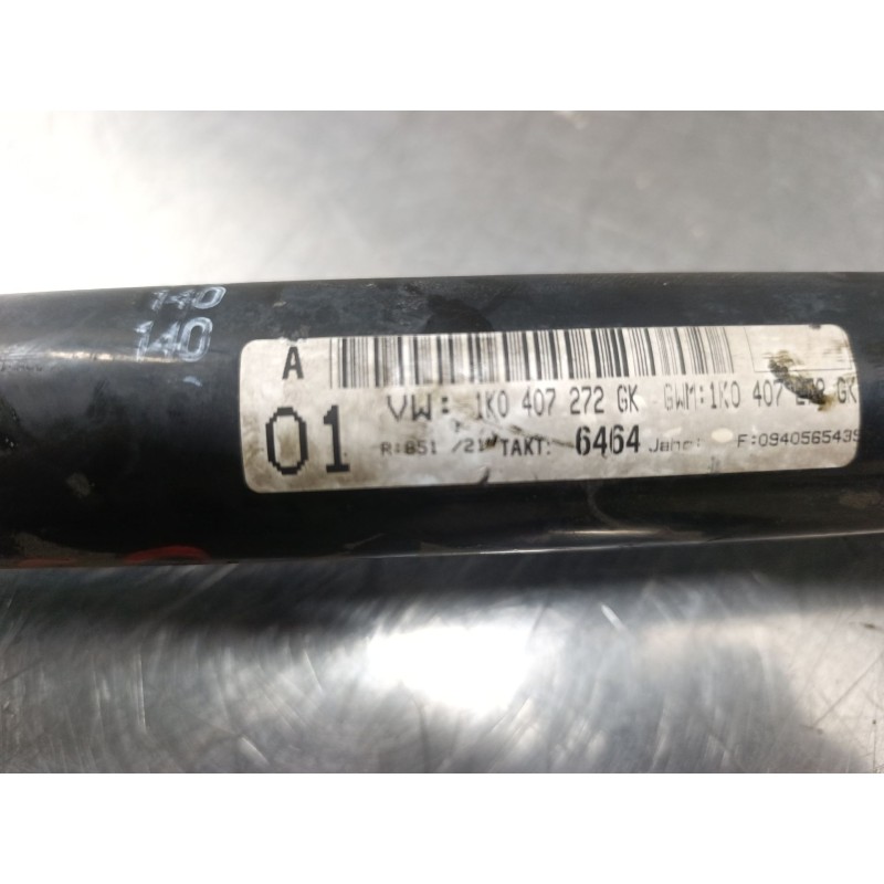 Recambio de transmision delantera izquierda para volkswagen golf vi (5k1) 2.0 tdi referencia OEM IAM 1k0407272gk - Negro 2