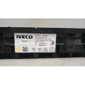 Recambio de cuadro instrumentos para iveco eurocargo 05.03  fg 75 e larga distancia referencia OEM IAM 5801405211  