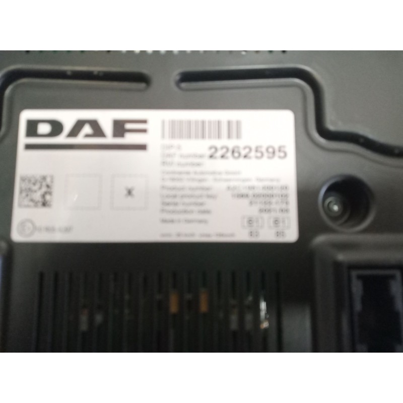 Recambio de cuadro instrumentos para daf serie xf euro 6 12.9 diesel referencia OEM IAM 2262595 - Blanco 2