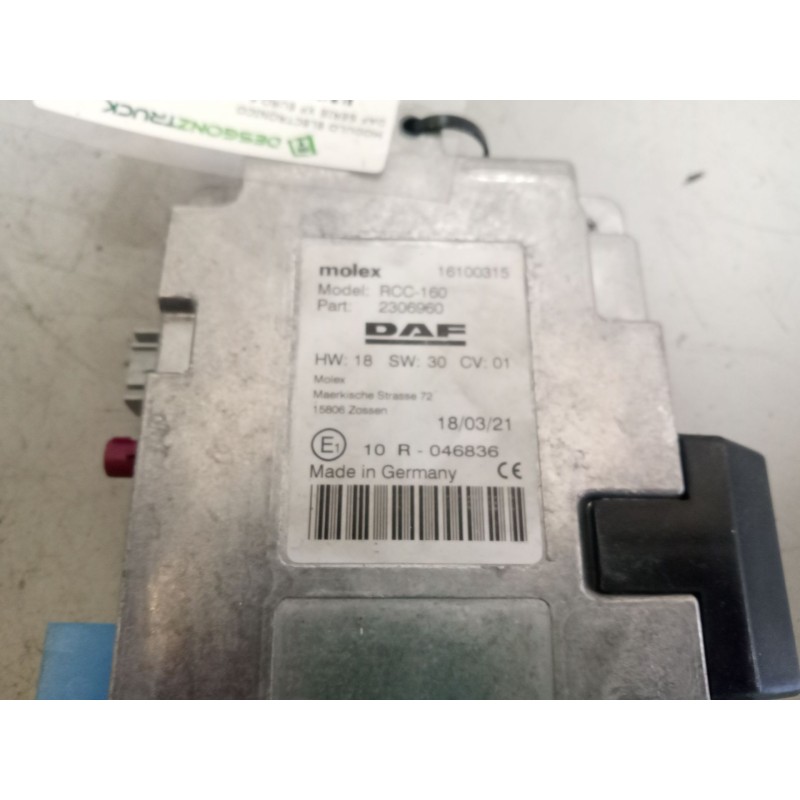 Recambio de modulo electronico para daf serie xf euro 6 12.9 diesel referencia OEM IAM 2306960 - Blanco 3