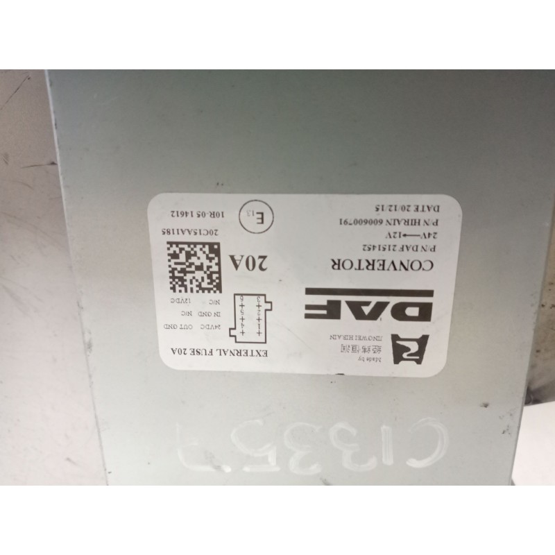 Recambio de modulo electronico para daf serie xf euro 6 12.9 diesel referencia OEM IAM 2151452  CONVERTIDOR - Blanco 3