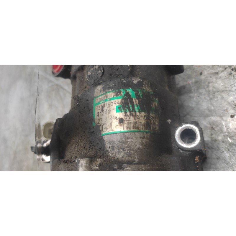 Recambio de compresor aire acondicionado para opel corsa c blue line referencia OEM IAM 13106850 - Azul 2