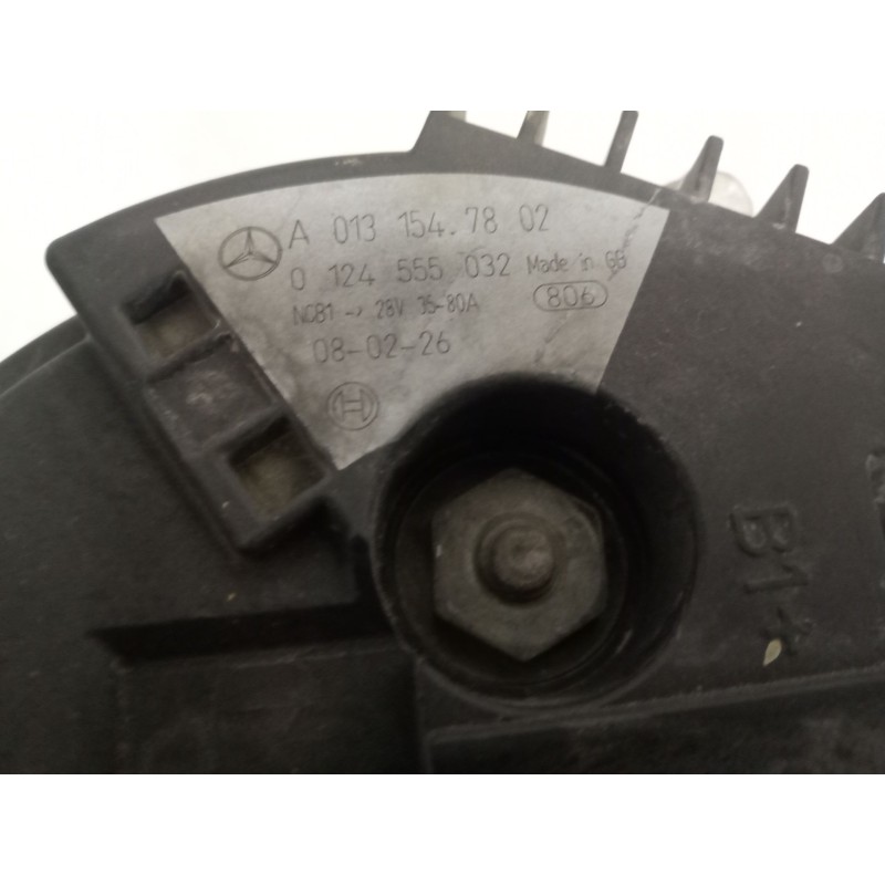 Recambio de alternador para mercedes-benz axor 2-ejes 18 ton 2004 referencia OEM IAM A0131547802 28v/35-80a 0124555032 - Blanco 3