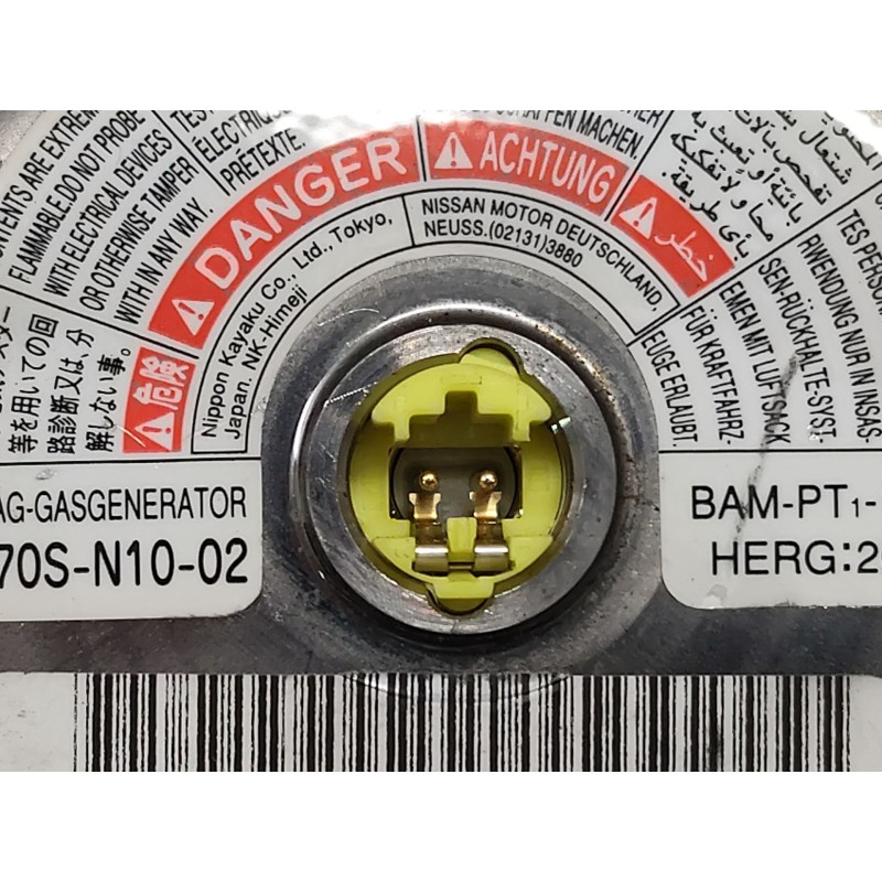 Recambio de airbag delantero izquierdo para nissan x-trail ii (t31) 2.0 dci 4x4 referencia OEM IAM SGD1208 - Dorado 2