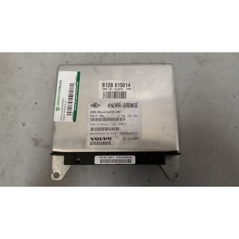 Recambio de modulo electronico para volvo trucks b 12 b12ble (340cv) referencia OEM IAM 20410009  
