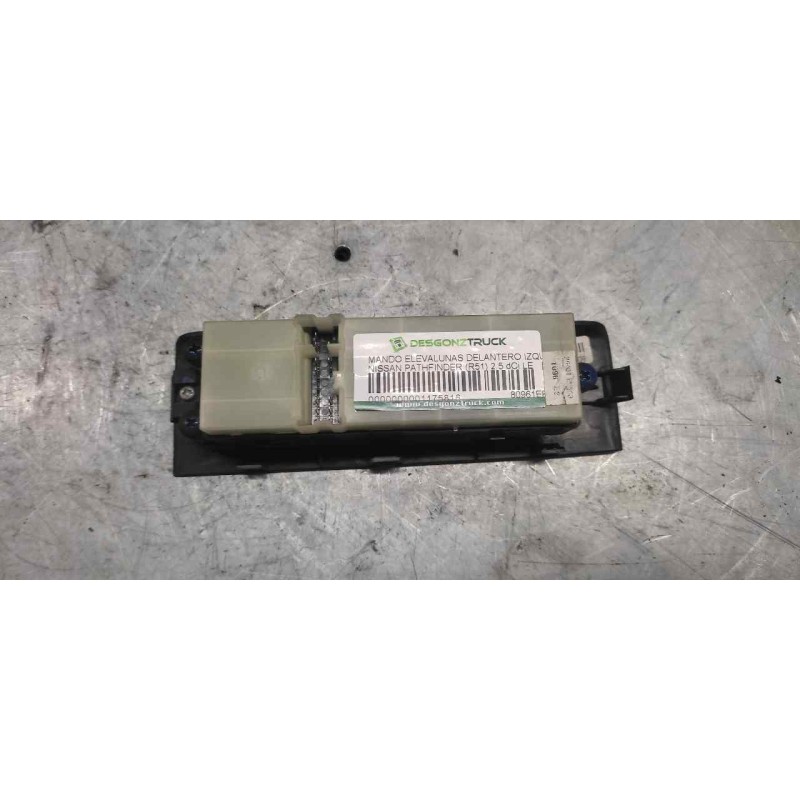 Recambio de mando elevalunas delantero izquierdo para nissan pathfinder (r51) 2.5 dci le referencia OEM IAM 80961EB370 12 PINS - Negro 2