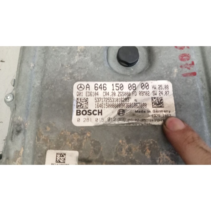 Recambio de centralita motor edc para mercedes-benz sprinter 5-t furgoneta (b906) 515 cdi (906.653, 906.655, 906.657) referencia - Blanco 5