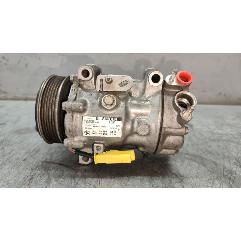Recambio de compresor aire acondicionado para peugeot boxer furgoneta 2.0 bluehdi 130 referencia OEM IAM 9819711380  9819714280 - Blanco 4