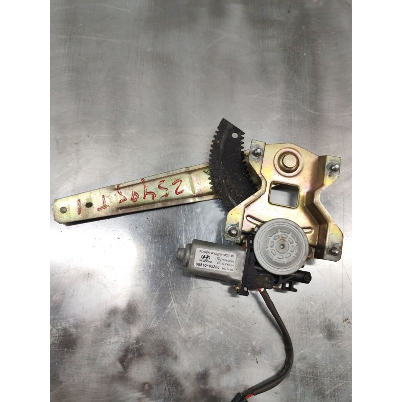 Recambio de elevalunas trasero izquierdo para hyundai atos prime (mx) gl referencia OEM IAM 9881005200 - Plata 4