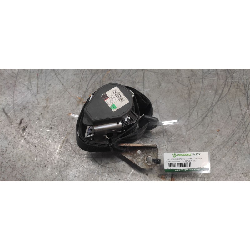Recambio de cinturon seguridad trasero derecho para volkswagen golf v berlina (1k1) conceptline (e) referencia OEM IAM 606471400 - Gris 3