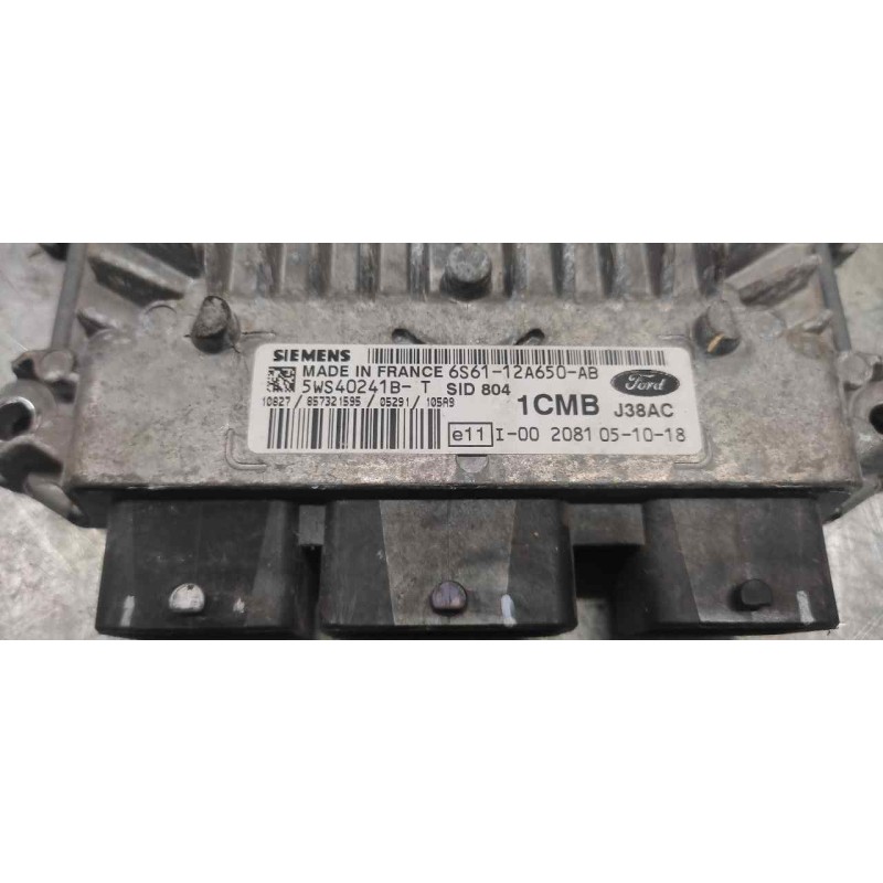 Recambio de centralita motor uce para ford fiesta (cbk) ambiente referencia OEM IAM 6S6112A650AB 5WS40241BT 2
