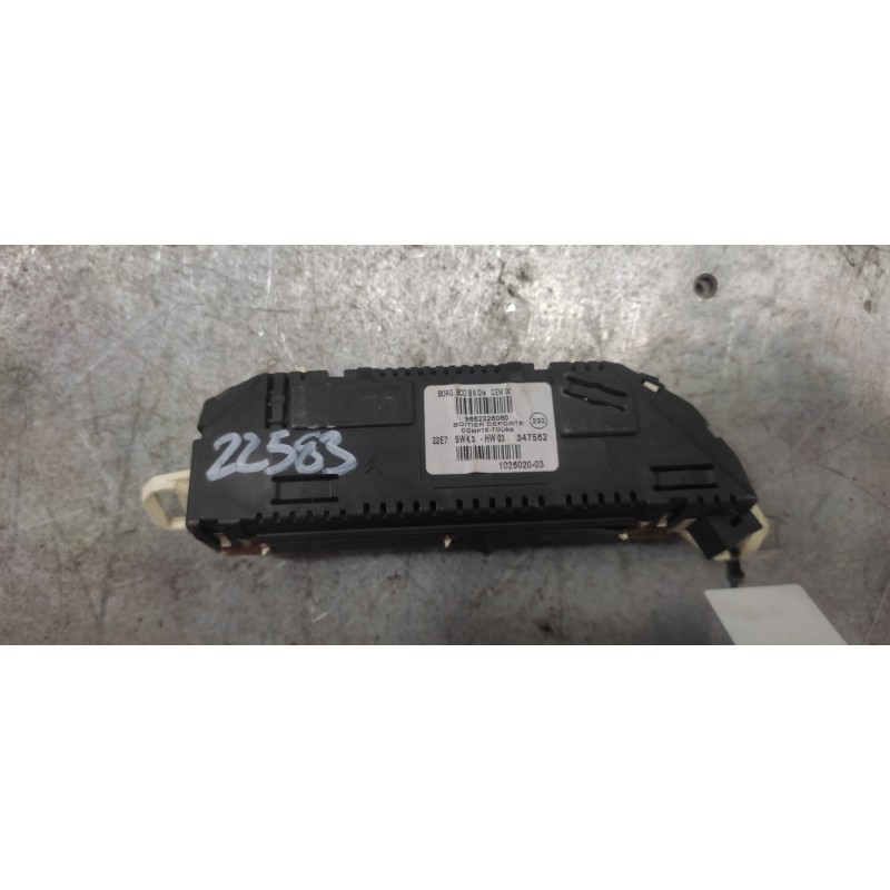 Recambio de pantalla multifuncion para citroën c4 berlina 1.6 hdi cat (9hy / dv6ted4) referencia OEM IAM 9662226080 2