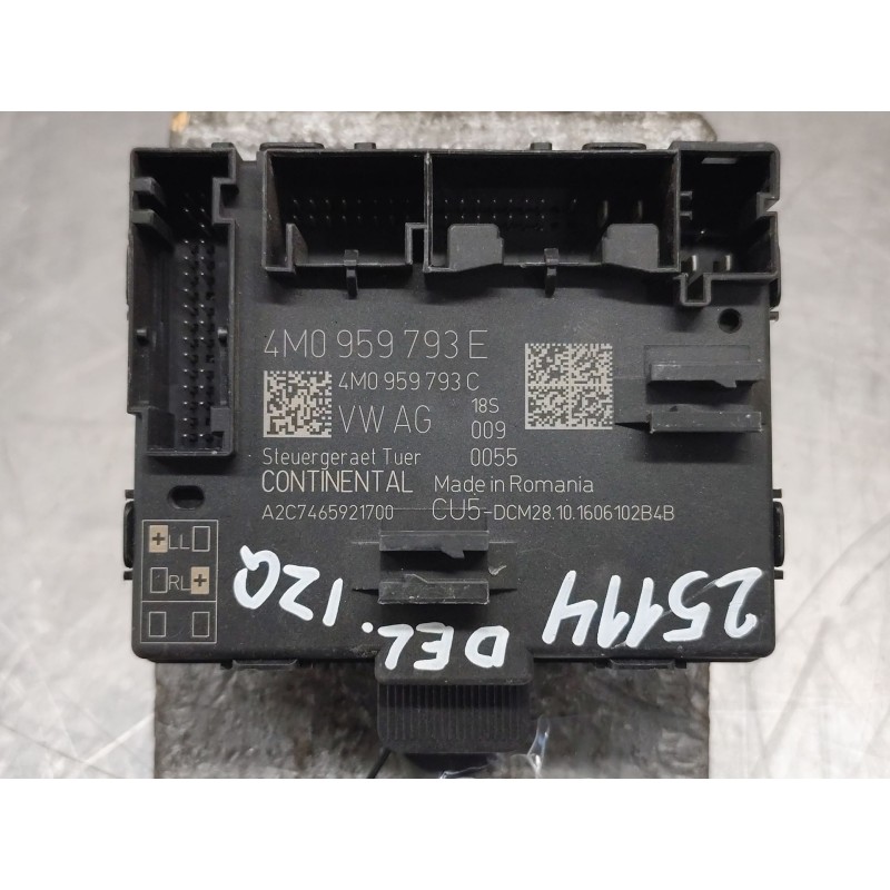 Recambio de centralita cierre para audi q7 (4mb, 4mg, 4mq) 3.0 tdi quattro referencia OEM IAM 4M0959793E  