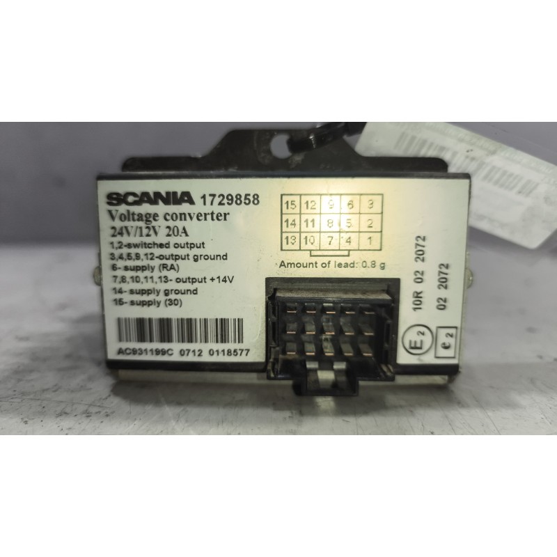 Recambio de modulo electronico para scania p,g,r,t - series p 500, r 500 referencia OEM IAM 1729858 - Rojo 3