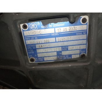 Recambio de caja cambios para daf xf 105 105.460 referencia OEM IAM 12AS2330TD 1681741 1353031005