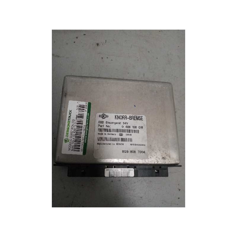 Recambio de modulo electronico para man tg-a 32.xxx 12.0 diesel referencia OEM IAM 81258087004 0486106018 CENTRALITA EBS