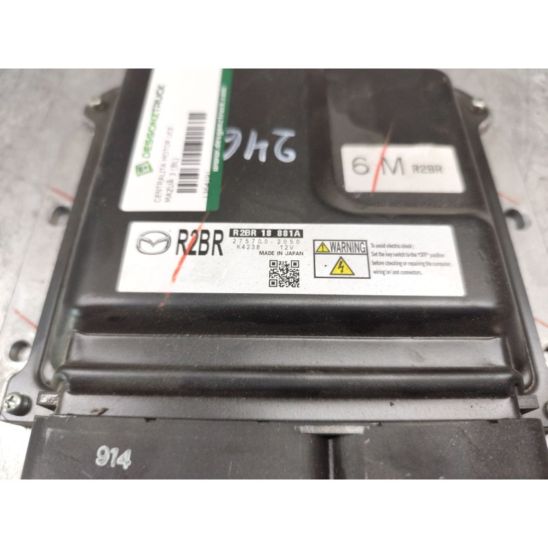 Recambio de centralita motor uce para mazda 3 (bl) 2.2 mzr cd (bl10) referencia OEM IAM 2757002050 - Gris 4