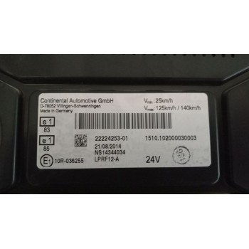 Recambio de cuadro instrumentos para renault serie t 12.8 diesel referencia OEM IAM 22224253 7422224253 