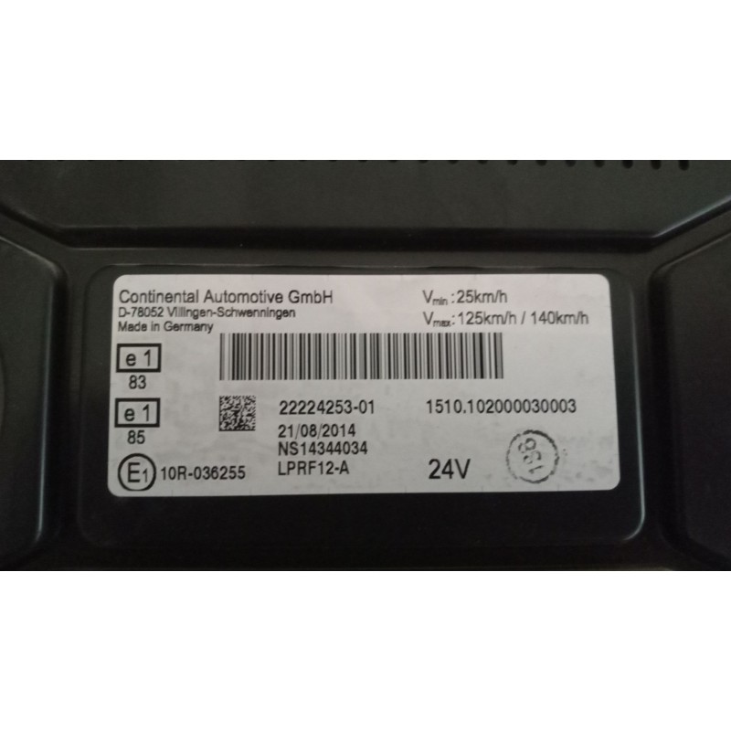 Recambio de cuadro instrumentos para renault serie t 12.8 diesel referencia OEM IAM 22224253 7422224253 - Blanco 2