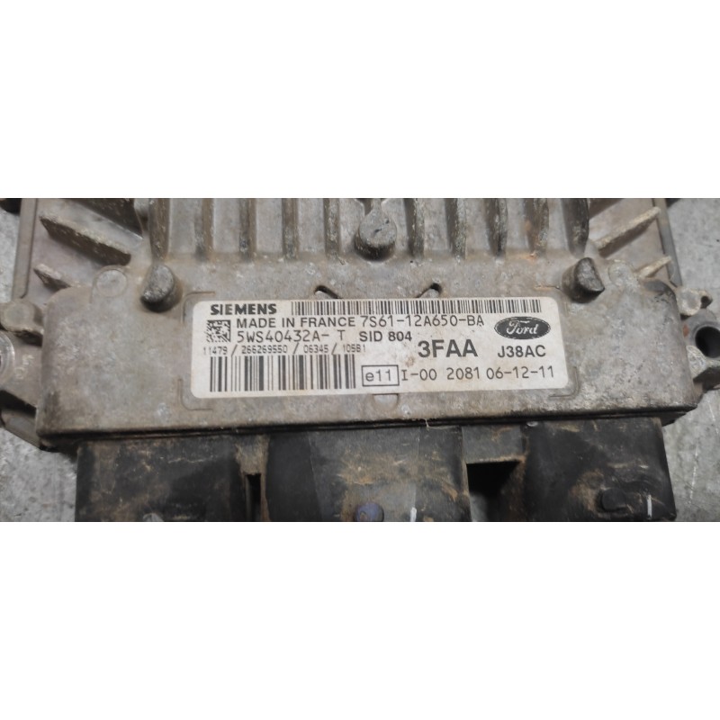 Recambio de centralita motor uce para ford fusion (cbk) ambiente referencia OEM IAM 7S6112A650BA 5WS40432A - Negro 2